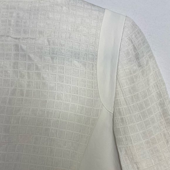 JUDITH & Charles white texture zipper jacket - Picture 10 of 10